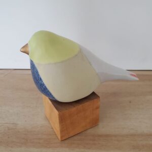 Yellow Headed Grey Bird
