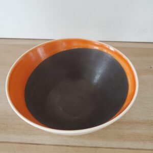 Off Centered Circle Bowl - Orange