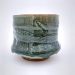 Green Cup with Drips