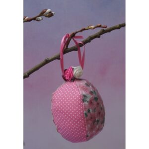 Hibiscus Fabric Eggs