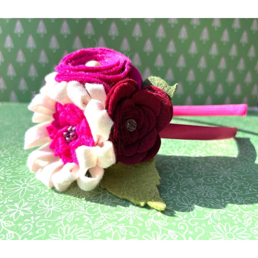 Pink Flower Headband - Child - Spectrum Gallery Online Shop