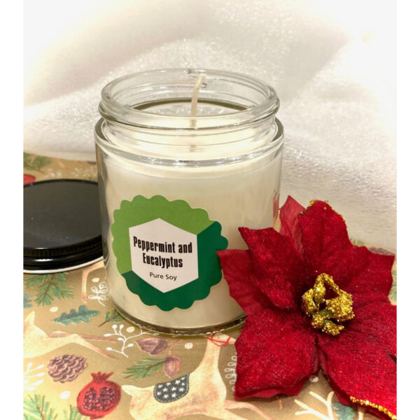 Peppermint & Eucalyptus Candle - Small