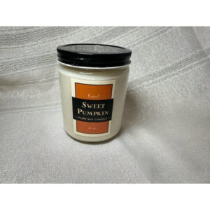 Large Sweet Pumpkin Candle