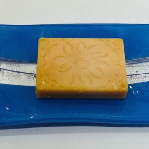 Purple Haze Soap Dish with face soap