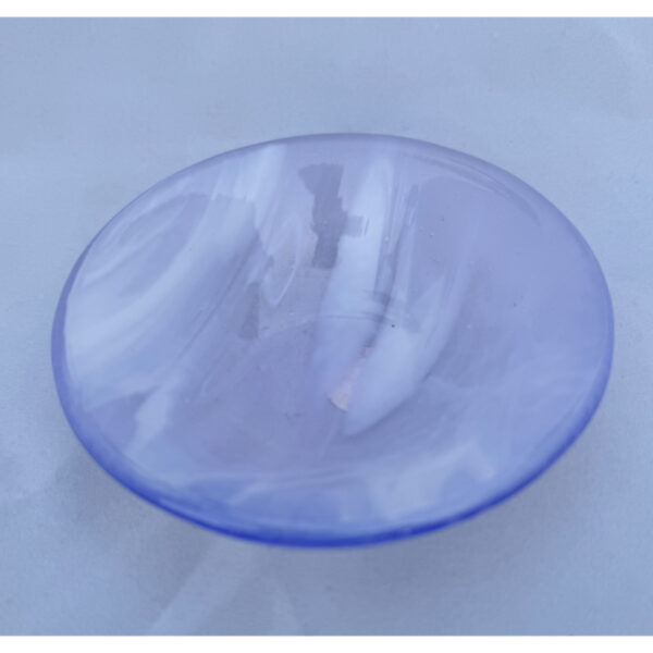 #1 Whispy Blue Glass Bowl