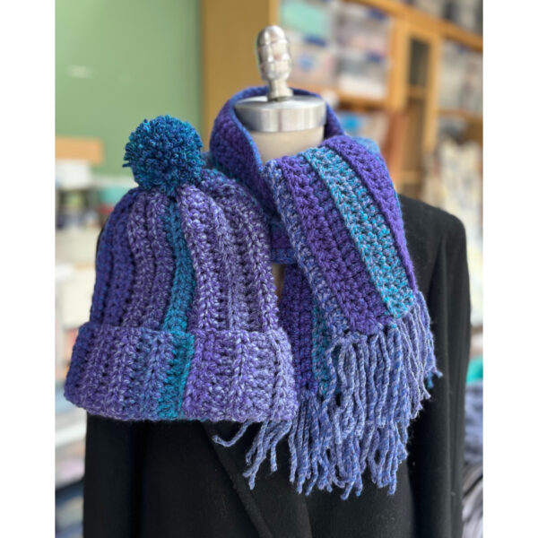 90's Hat and Scarf Set