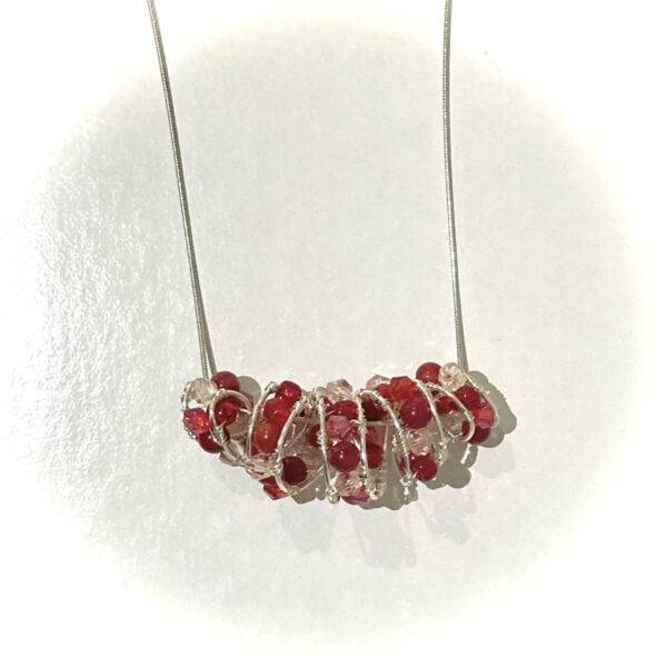 Cherry Spiral Necklace