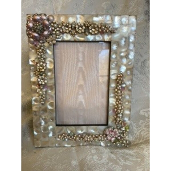 Floral Abalone Frame