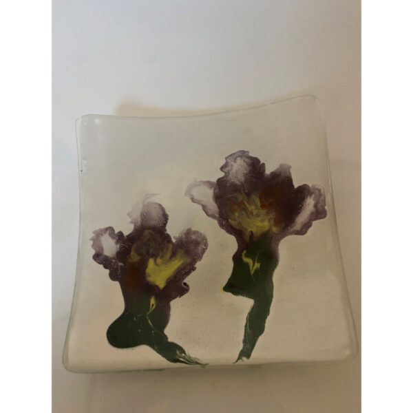 Flowing Iris Dish