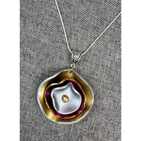 Royal Ruffled Circles Pendant