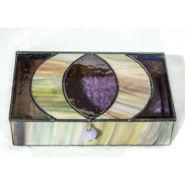 Bayou Magic Stained Glass Decorative Box