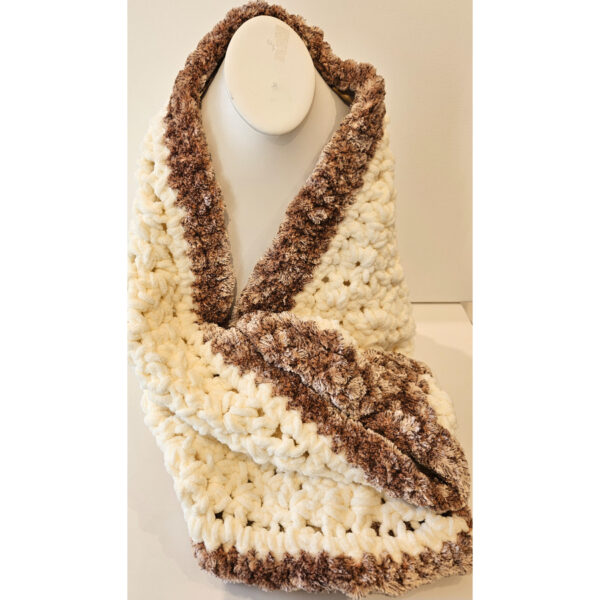 Faux Fur Trim Cowl