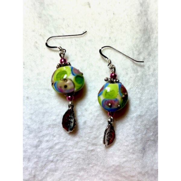 Pansies Earring