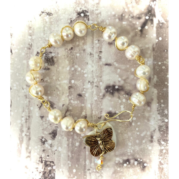 Papillon & Pearls Bracelet