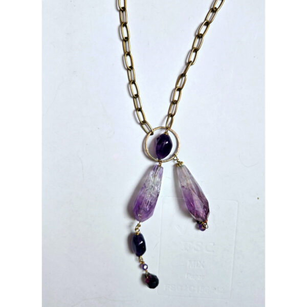 Purple Rain Toggle Pendant