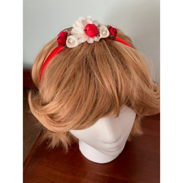 Rosey Red Bird Headband