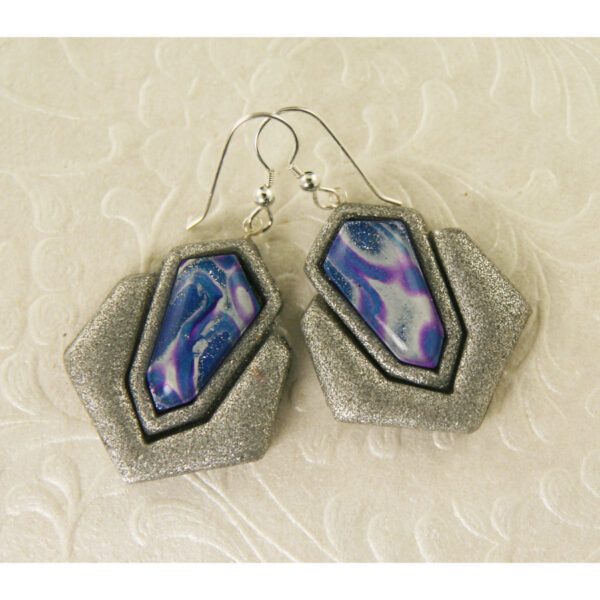 Silver & Blues Earrings