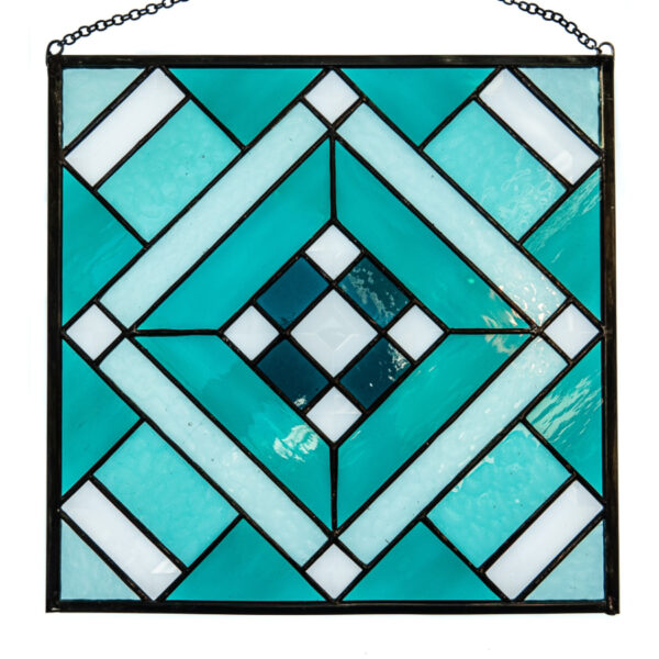 Sparkling Seas Stained Glass Panel