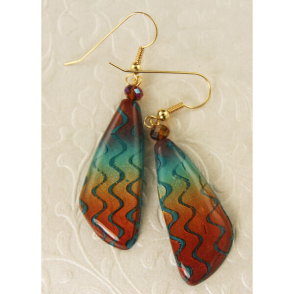 Waves of Color Earrings