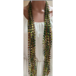 Brilliant Herbs Short Ribbon Scarf