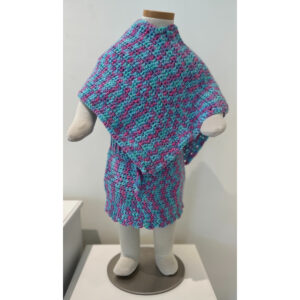 Child's Berry Poncho & Skirt Set