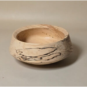 Round Spalted Maple Bowl