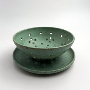 Summer Harvest Berry Bowl with plate