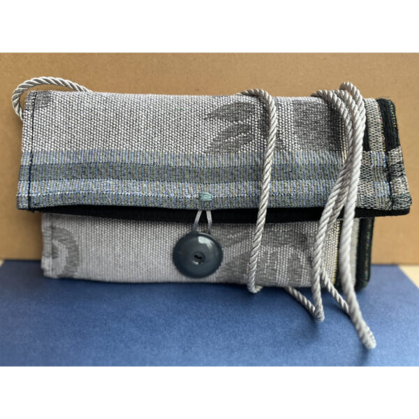Black & Blue Stripe X-Body Bag