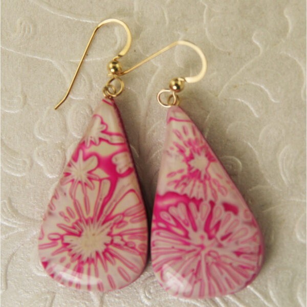 Floral Center Earring