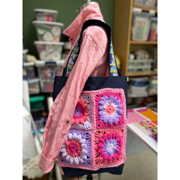 Library Crochet Book Bag