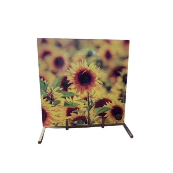 Sunflowers Glass Panel