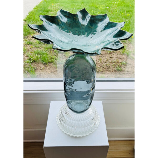 Blue Blossom Birdbath