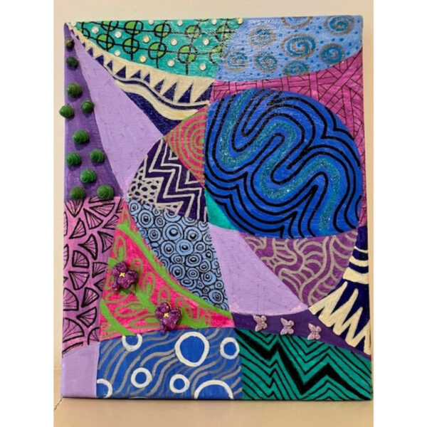 Cool - Colored - Tangles