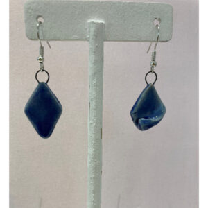 Blue Diamond Earrings