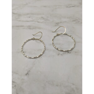 Wavy Hoop Earrings