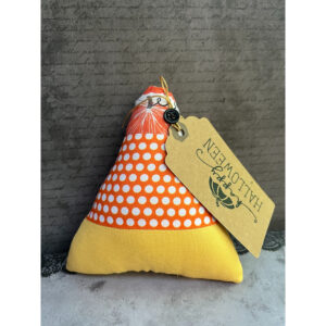 Polka Dot Candy Corn Pillow