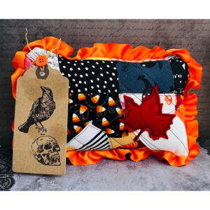 Raven Skull Scented Pillow