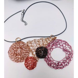 Abstract Fall Leaves Necklace