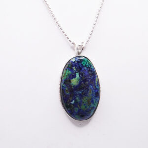 Malachite Azurite Pendant