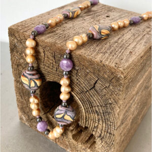 Purple Shadows Necklace