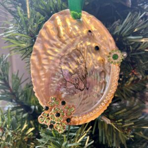 Emerald Abalone ornament