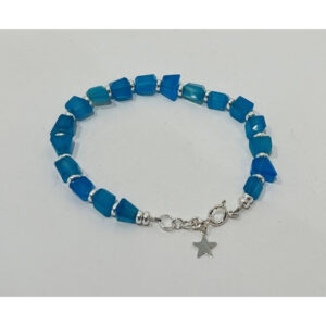 Blue Chalcedony Cheer Bracelet