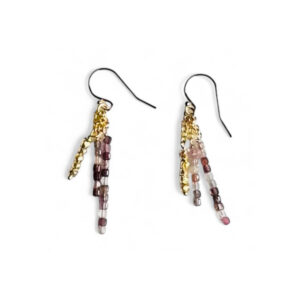 Crimson Drop Earring