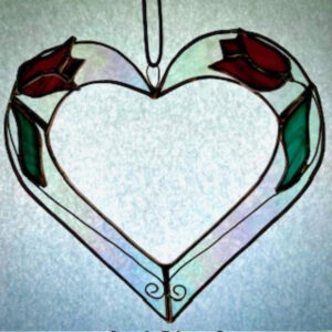 Heart & Flowers Suncatcher