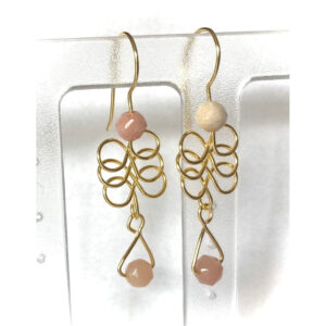 Sun Opal Earrings