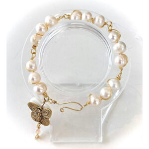 Papillion & Pearls Bracelet