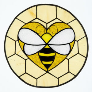Bee Hive - Stained Glass Panel