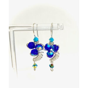 Indigo Sky Fancy Glass Earring