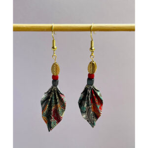 Leaf Origami Earrings