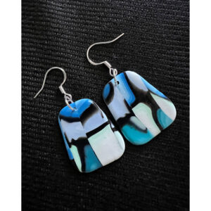 Ocean Abstraction Earrings